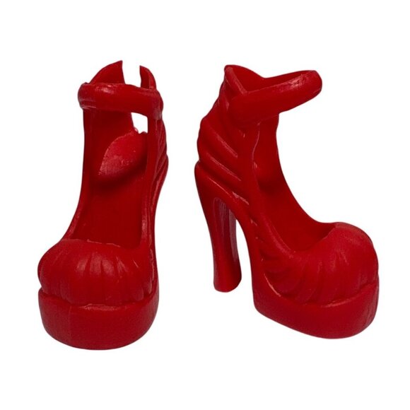 Monster High Shoes Red Frankie Stein 2015 Mattel - Picture 1 of 7
